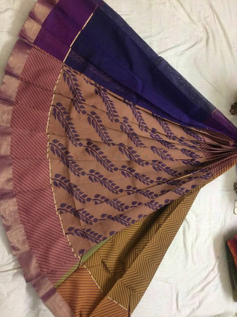 Kollam silk gas cotton sarees