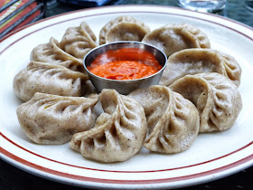 Buckwheat dumplings (momo)