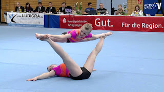 balance skill in acrobatics gymnastics