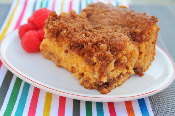 The best coffee cake! Uses butterscotch and vanilla pudding. Super easy to make - crowd pleaser.