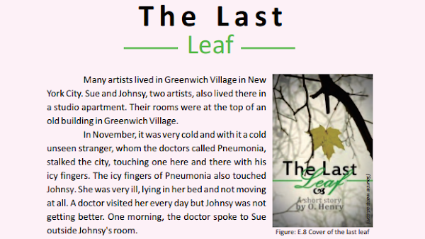 Terjemahan The Last Leaf, A Short Story by O. Henry, Bahasa Inggris Kelas 11 Halaman 154