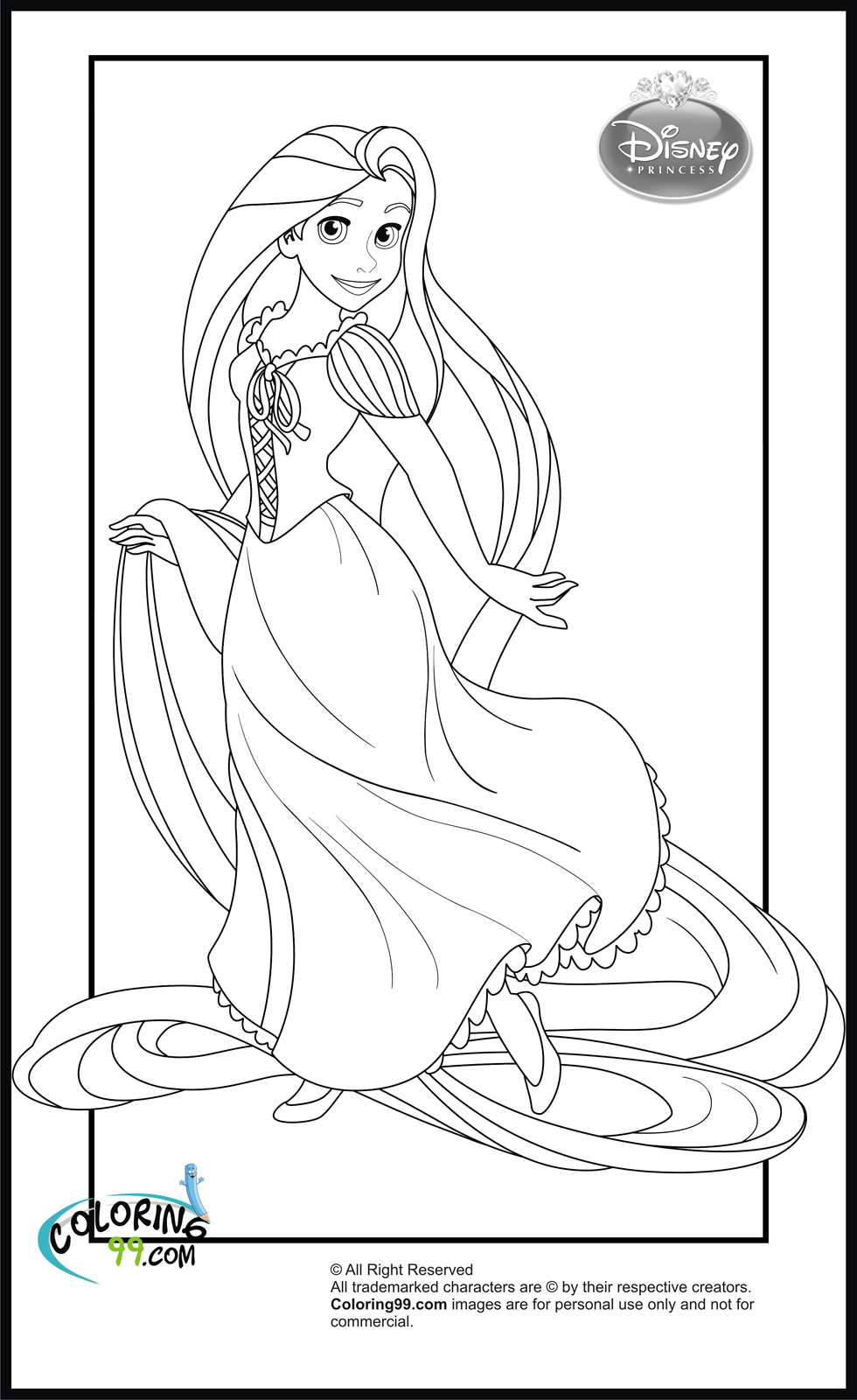 Download Disney Princess Coloring Pages | Team colors