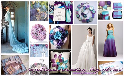 Light blue and Purple Inspiration board Note Random photo snippets by Ms