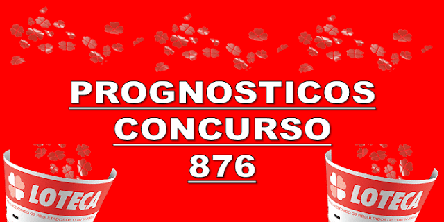 Prognósticos loteca 876 percentuais dos jogos