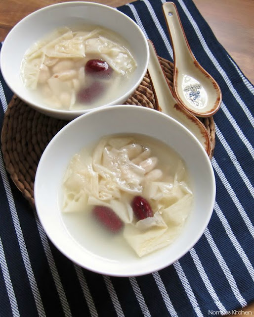 Chinese Peanut and Beancurd Sheets Soup Recipe from Nomsies Kitchen