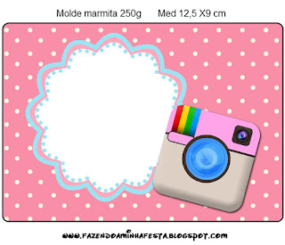 Instagram Party Free Printable Labels.