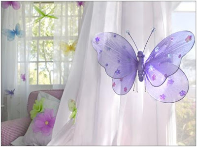 BUTTERFLY DECORATION FOR BEDROOMS - IDEAS TO DECORATE A GIRLS BEDROOM WITH BUTTERFLIES