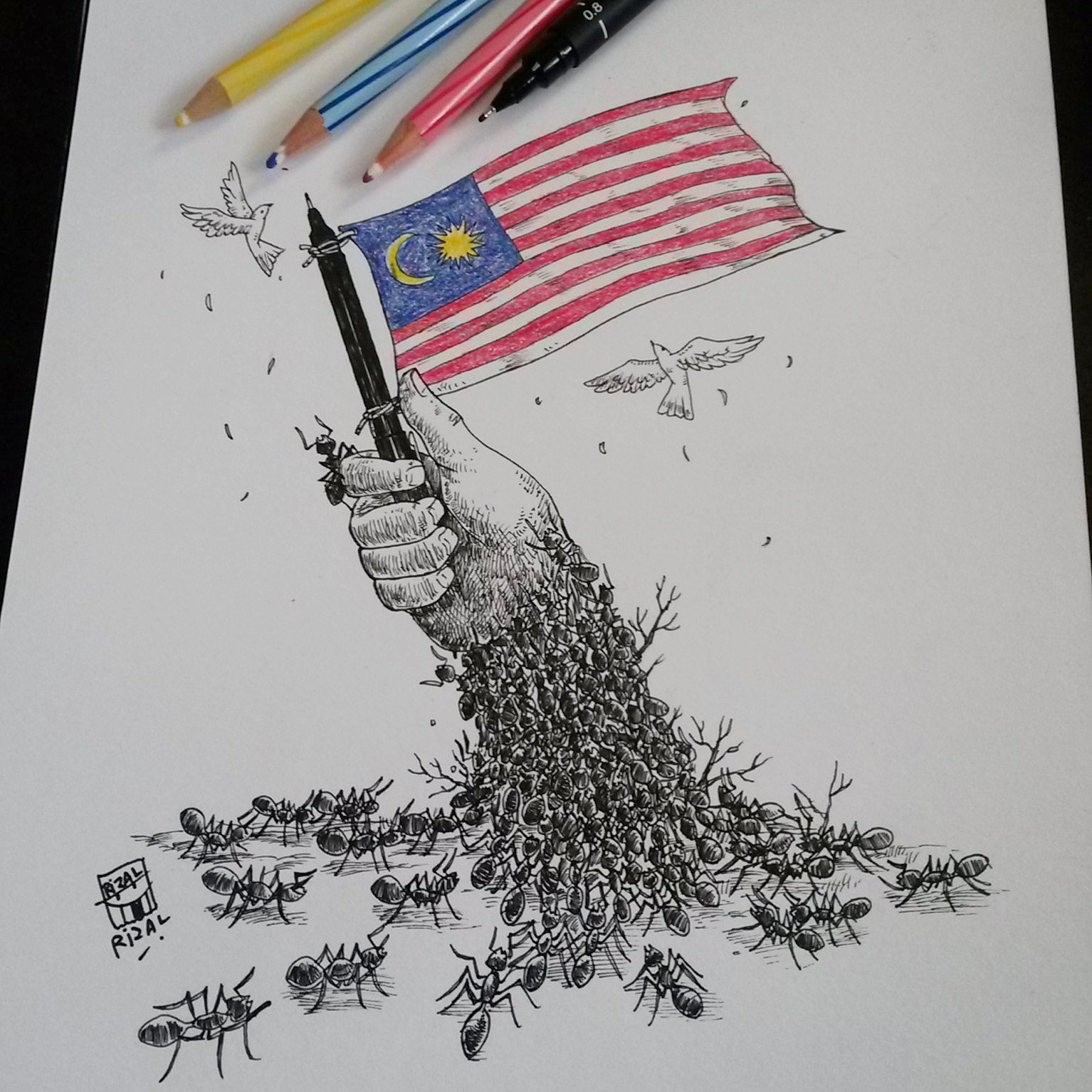 Contoh Doodle Kemerdekaan - Contoh 0208