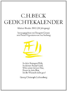 C.H. Beck Gedichtekalender: Kleiner Bruder 2012 (28. Jahrgang)