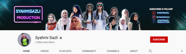 Popular Youtuber di Malaysia