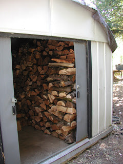 wood storage barns