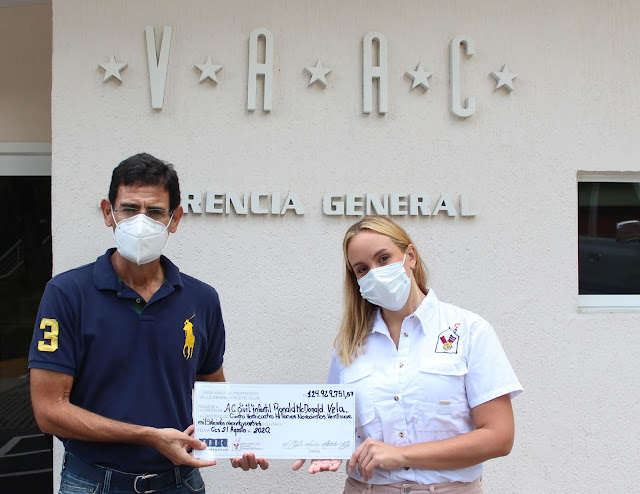 VENEZUELA: El VACC realizó donativo a casa Ronald Mcdonald.