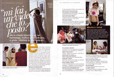 Mischa Barton Italy Glamour June 2009