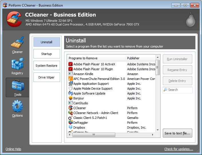 ccleaner gratuit pour windows 10