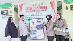 Goes To School, Polwan Polres Soppeng Edukasi Siswa Dengan UU ITE