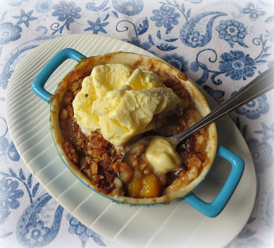 Peach Crunch Cake
