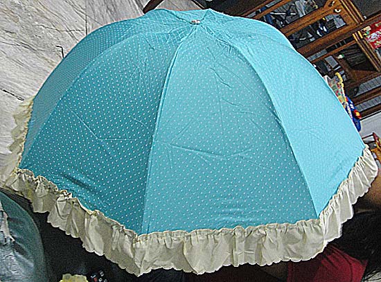 pastel color umbrella