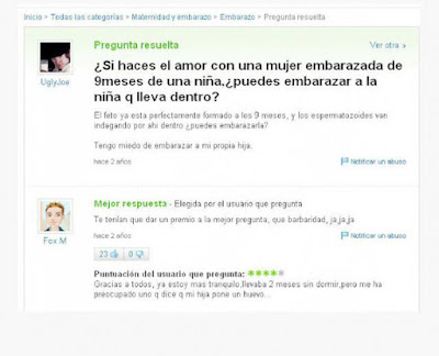 Las 10 peores preguntas de Yahoo Respuestas sobre embarazos