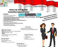 Walk In Interview di Koperasi Sentra Dana Mandiri Surabaya Agustus 2020