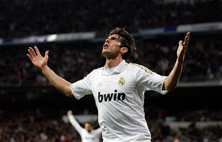 Ricardo Kaka Celebrating