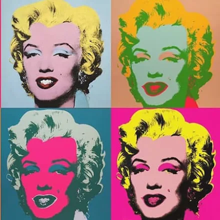 Andy Waholi teosest Marilyn Diptych