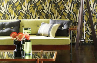 Harlequin Living Room Design Interior