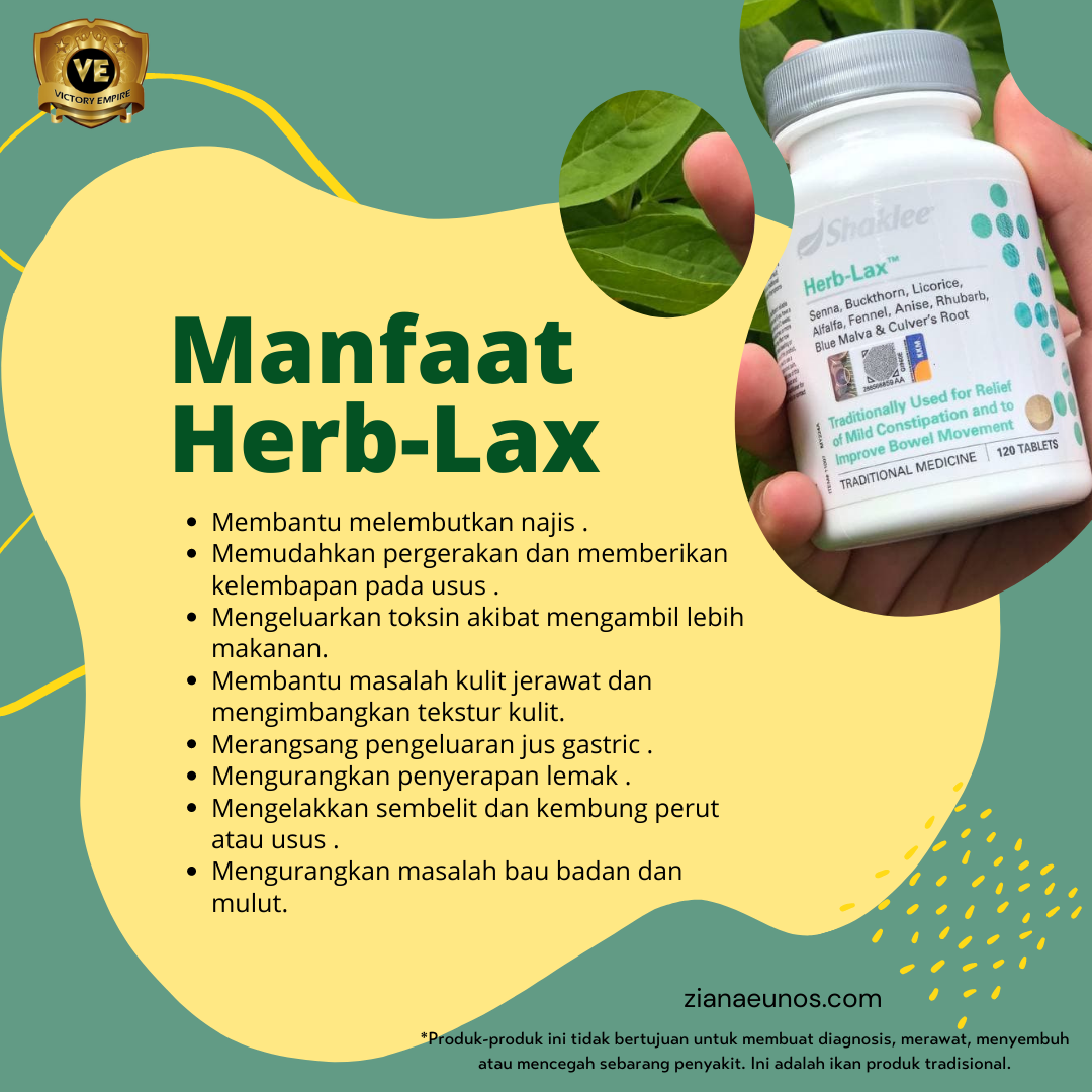 Kebaikan Herblax Shaklee