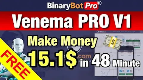Binary Bot Download Venema PRO V1  Strategy  software robot trading make money earn and money free download binary bot pro xml script 2023
