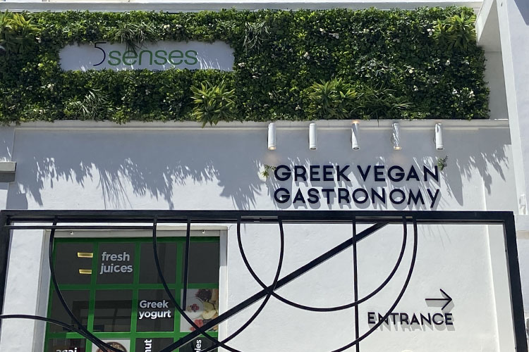 Ristorante vegano Santorini