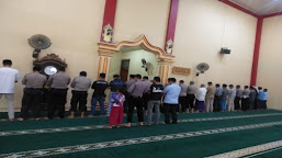 Jajaran Polres Serang Kota Gelar Sholat Gerhana Matahari