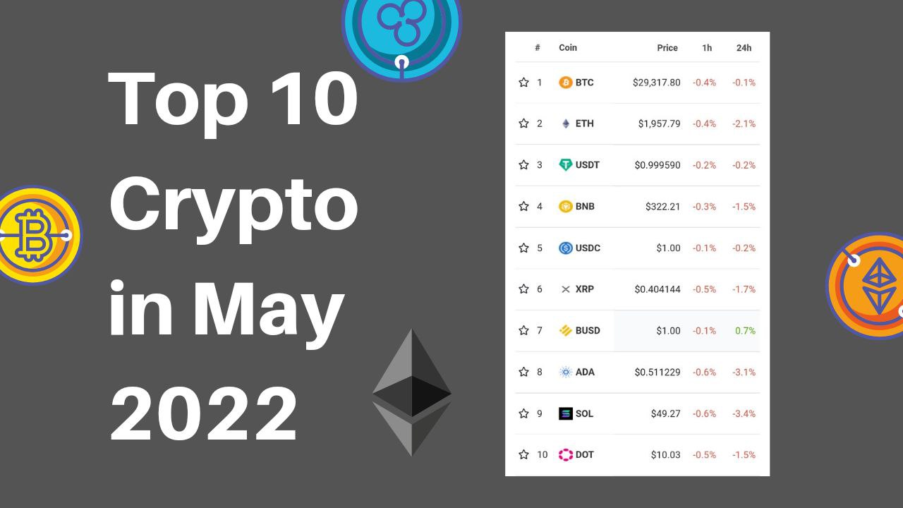 Top 10 cryptocurrencies in may 2022