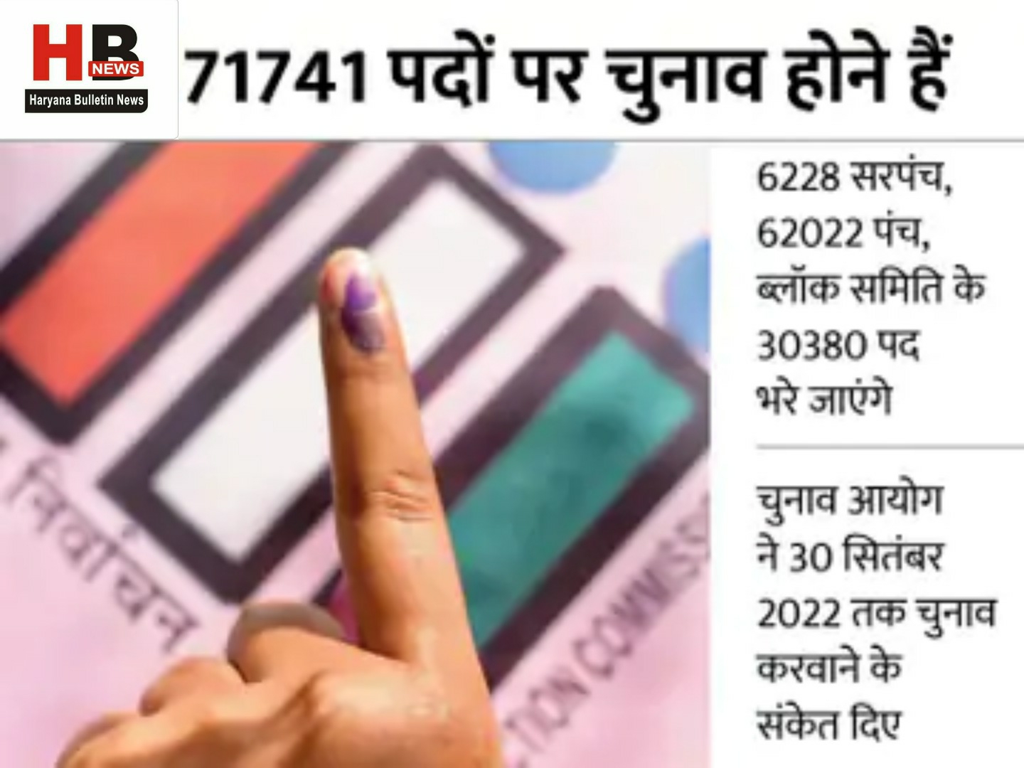 Haryana Panchayat Election 2022: Preparations for the strips continue, but there will be a delay in getting them done; Wardbandi of Gurugram and Hisar did not happen