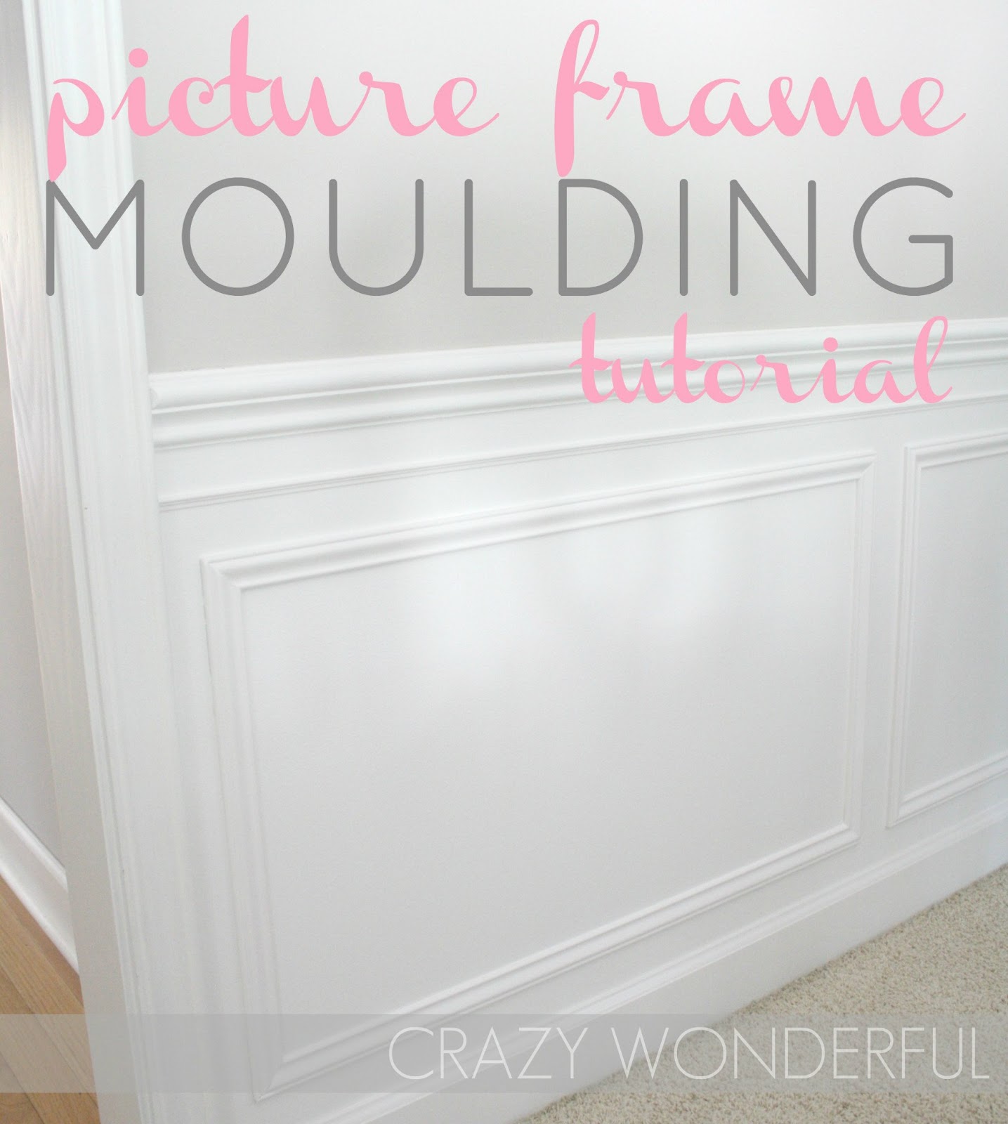 Picture Frame Wall Moulding