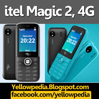 itel Magic 2, 4G Feature/Keyboard Phone with Hotspot Option