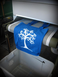Positive Threads Eveningsong Ink tree tote bag