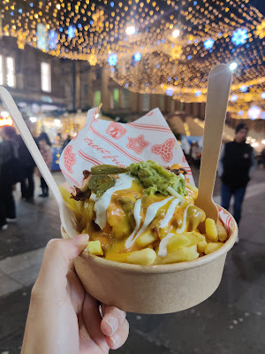 Loaded fried at Newcastle Christmas markets