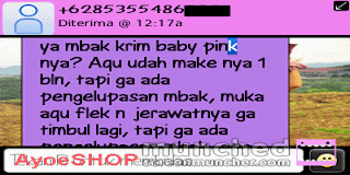 Cream Pemutih Wajah Baby Pink