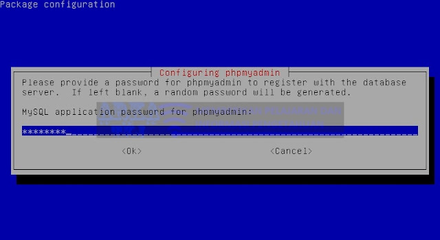 Password PhpMyAdmin di MySQL