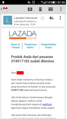 Lazada Bayar Di Tempat (COD)