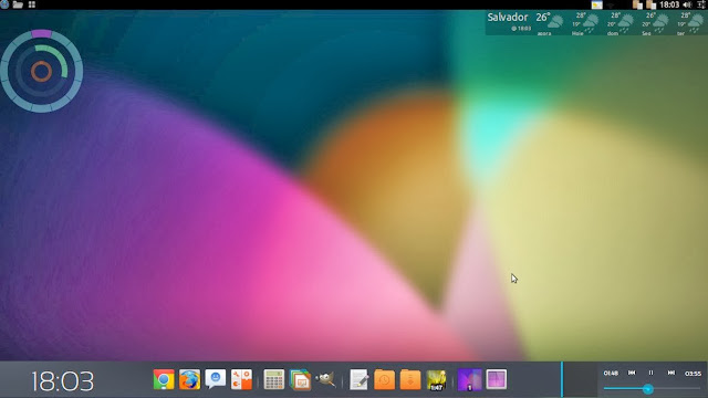 Tampilan Desktop Linux