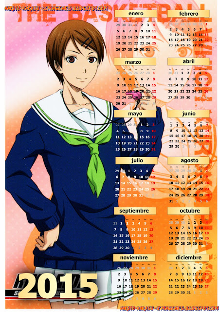 calendario anime kuroko no basket 2015