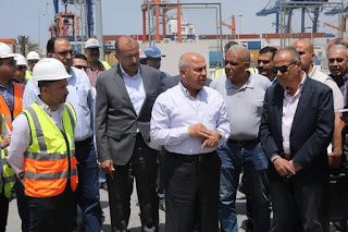 وزير النقل يتابع التجهيزات النهائية للافتتاح الرئاسي لمحطة تحيا مصر متعددة الأغراض بميناء الإسكندرية