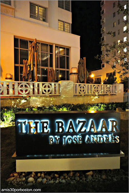 Entrada a The Bazaar By José Andrés en Miami Beach