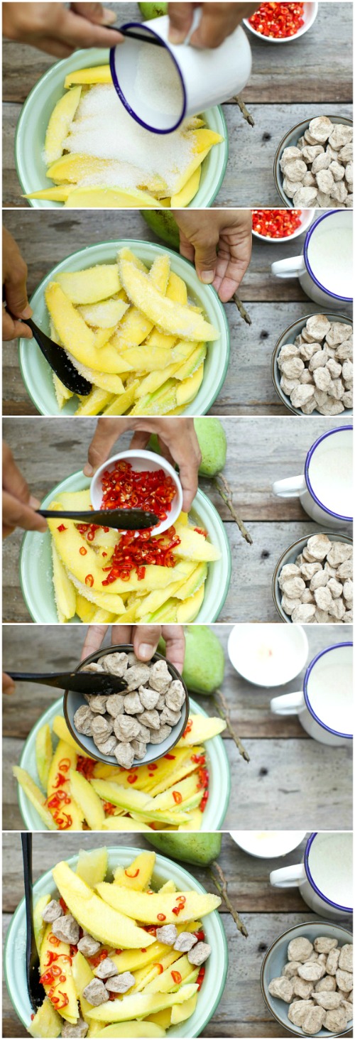 Resepi Mudah Jeruk Mangga Asam Boi Fuh, SIMPLE TAPI 