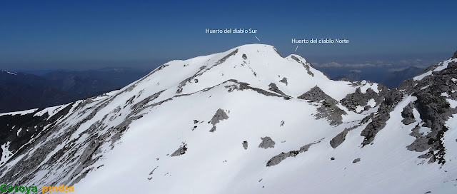 Ruta por 5 'dosmiles" de Ubiña; El Robezo, P. Colines, P. Cigacha, El Pachón y La Mojonera desde los Invernales de Cuspasante.