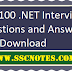 Top 100 .NET Interview Questions and Answers PDF Download