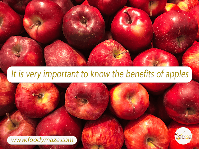 It is very important to know the benefits of apples
