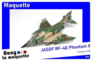 Maquette du RF4E Phantom II d’Hasegawa au 1/48.