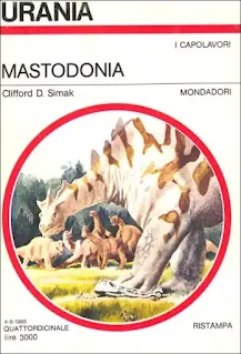 La copertina di Mastodonia - Urania 1002