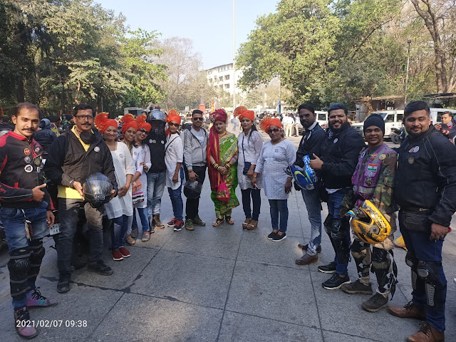 Bike Rally Organised BY City's Traffic Department Successfully Held At Thane | Road Safety Week 2021